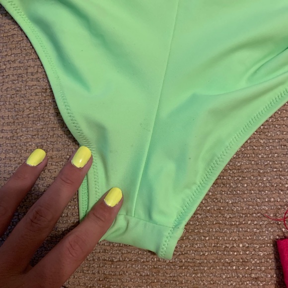Victoria Secret Green Bikini Bottoms - Picture 4 of 5